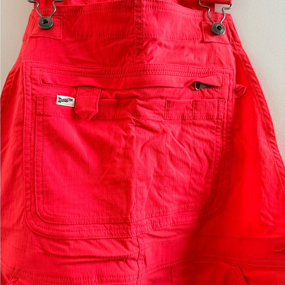 Duluth Trading Co Red Shortalls (Overalls) - Picture 6 of 9